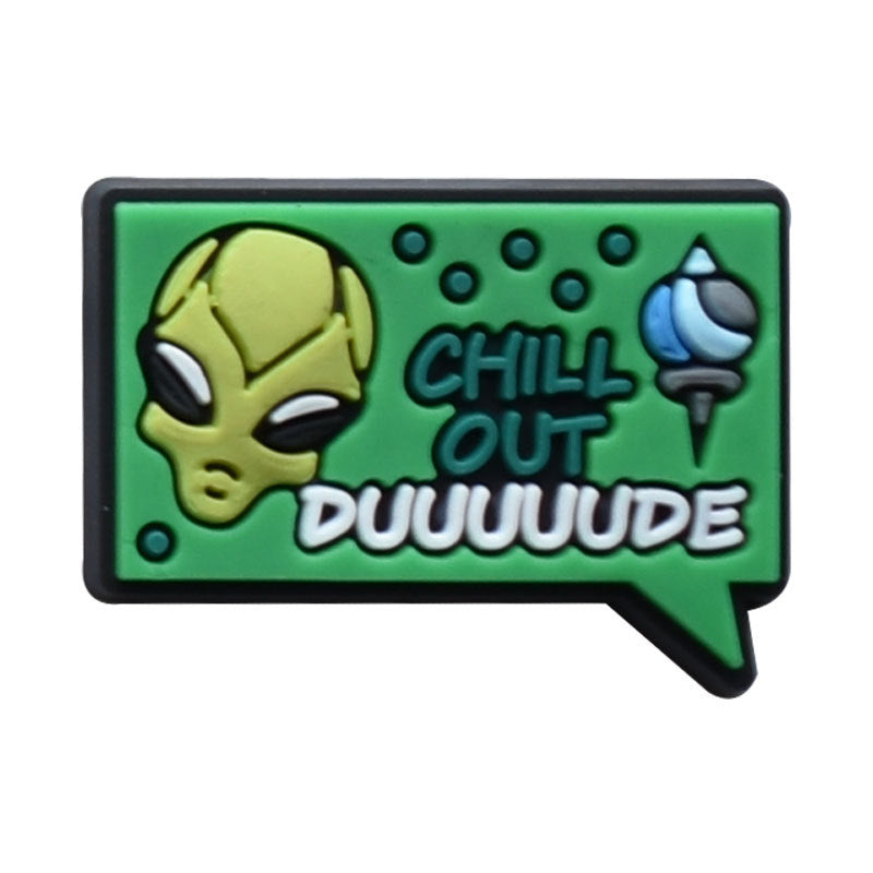 Al por mayor 100pcs PVC Cartoon Baby Diy Shoe Hebillas